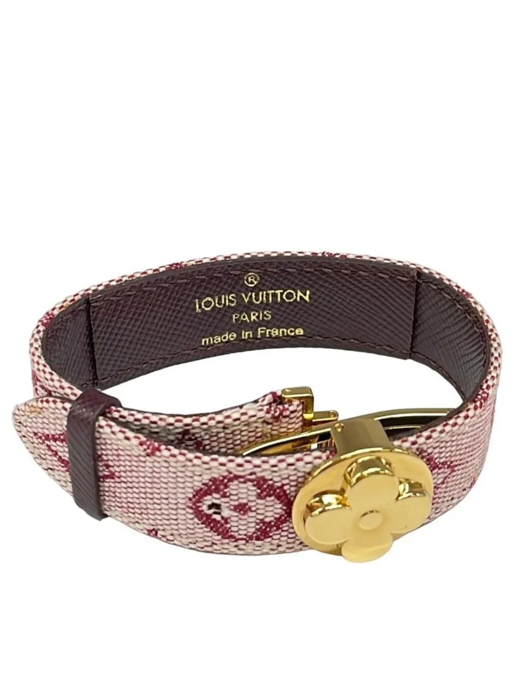 Louis Vuitton Bracelet Monogram Mini Luck Cerise